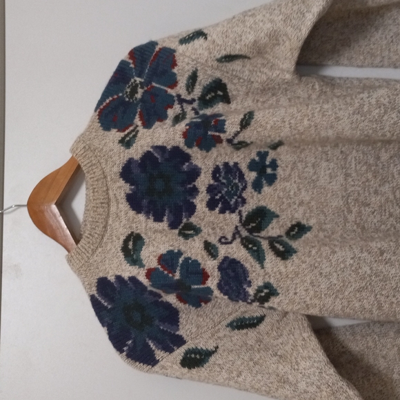 Vintage Cotton/Wool Sweater - Picture 3 of 5